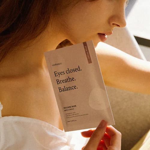 No Look Eyes closed Breathe Balance sheet mask / Нүүрний маск/ TM - 4