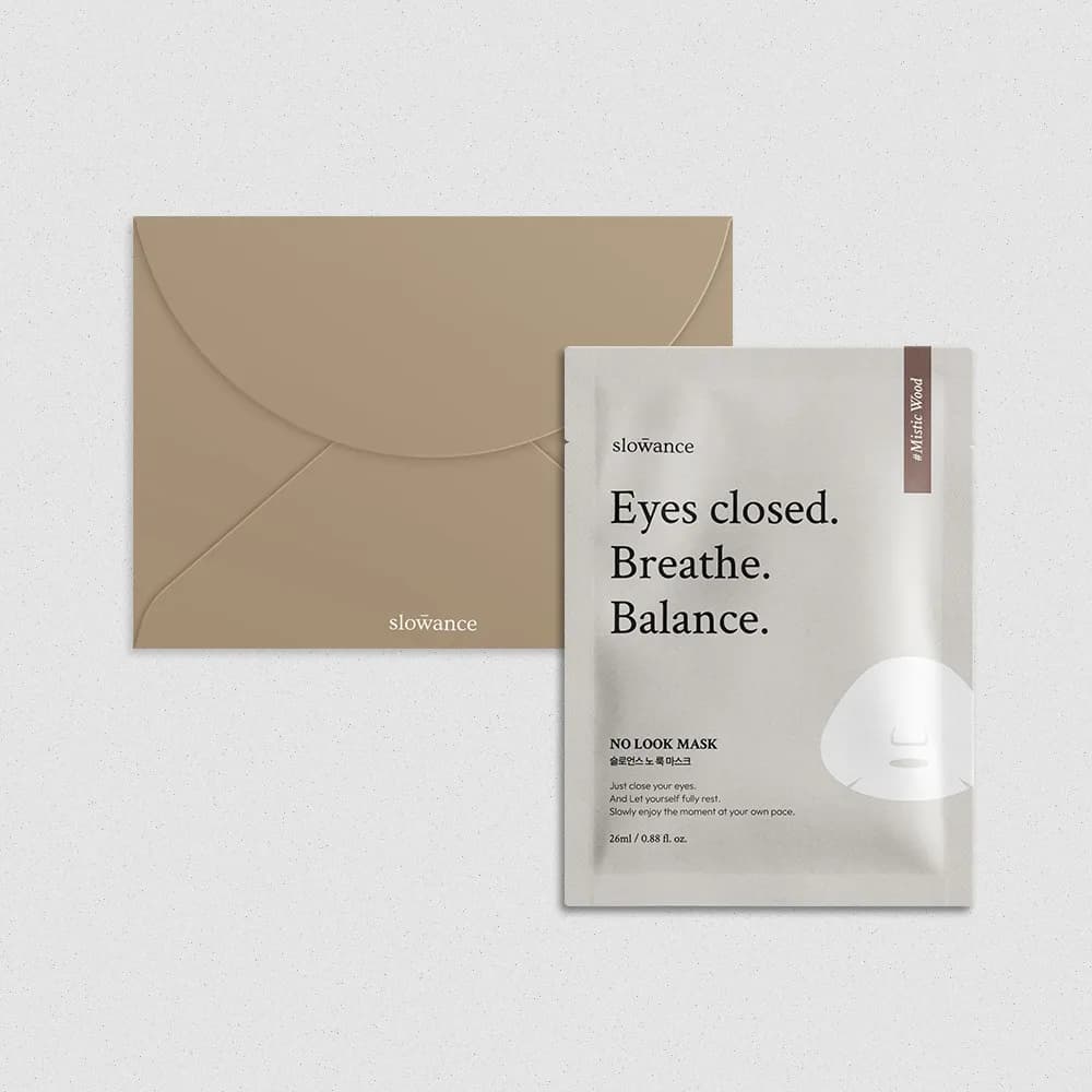 No Look Eyes closed Breathe Balance sheet mask / Нүүрний маск/ TM - 5