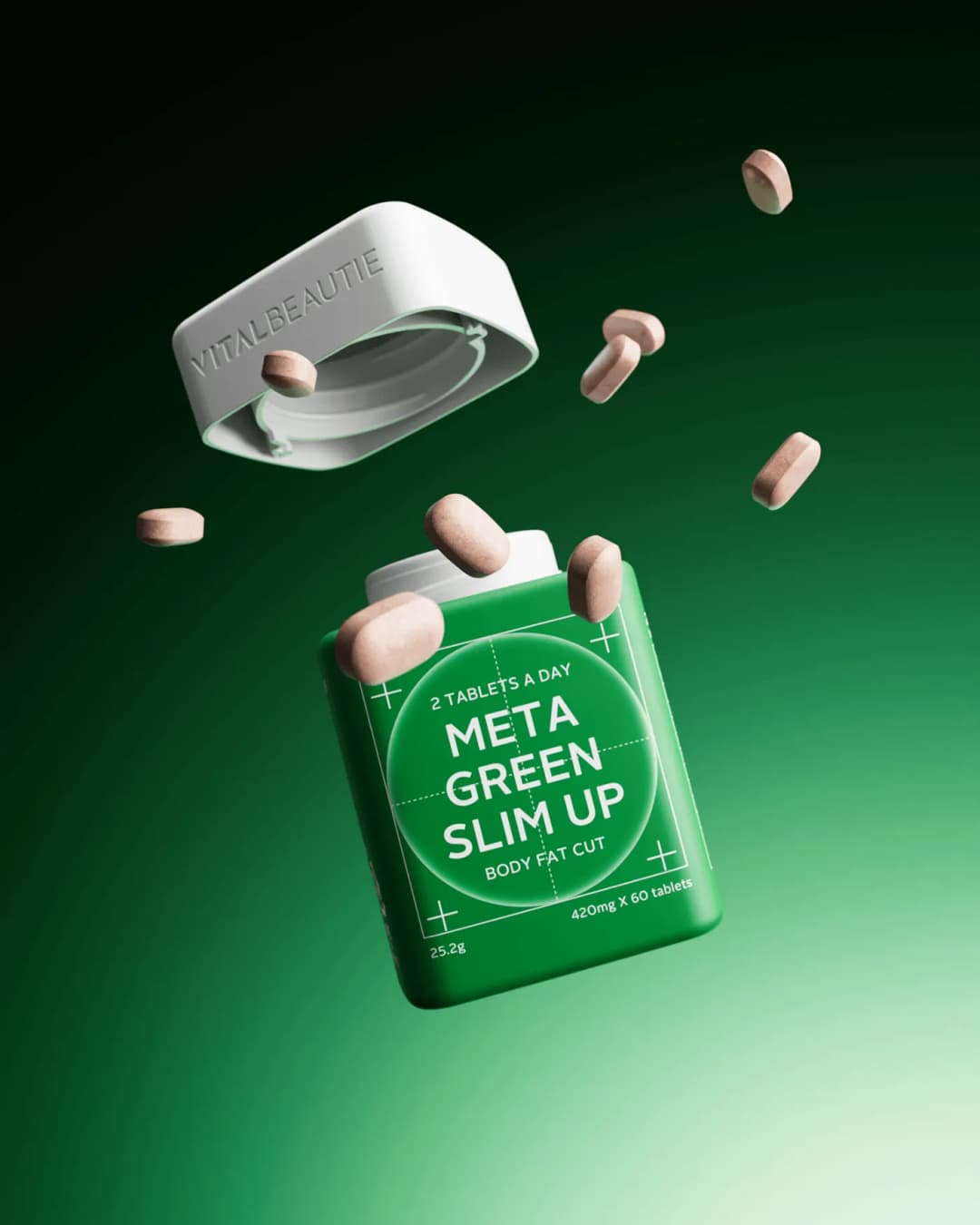 Vital Beauty Meta green Slim Plus 60 tablets, 1 pack/ Тураах бүтээгдэхүүн/ - 4