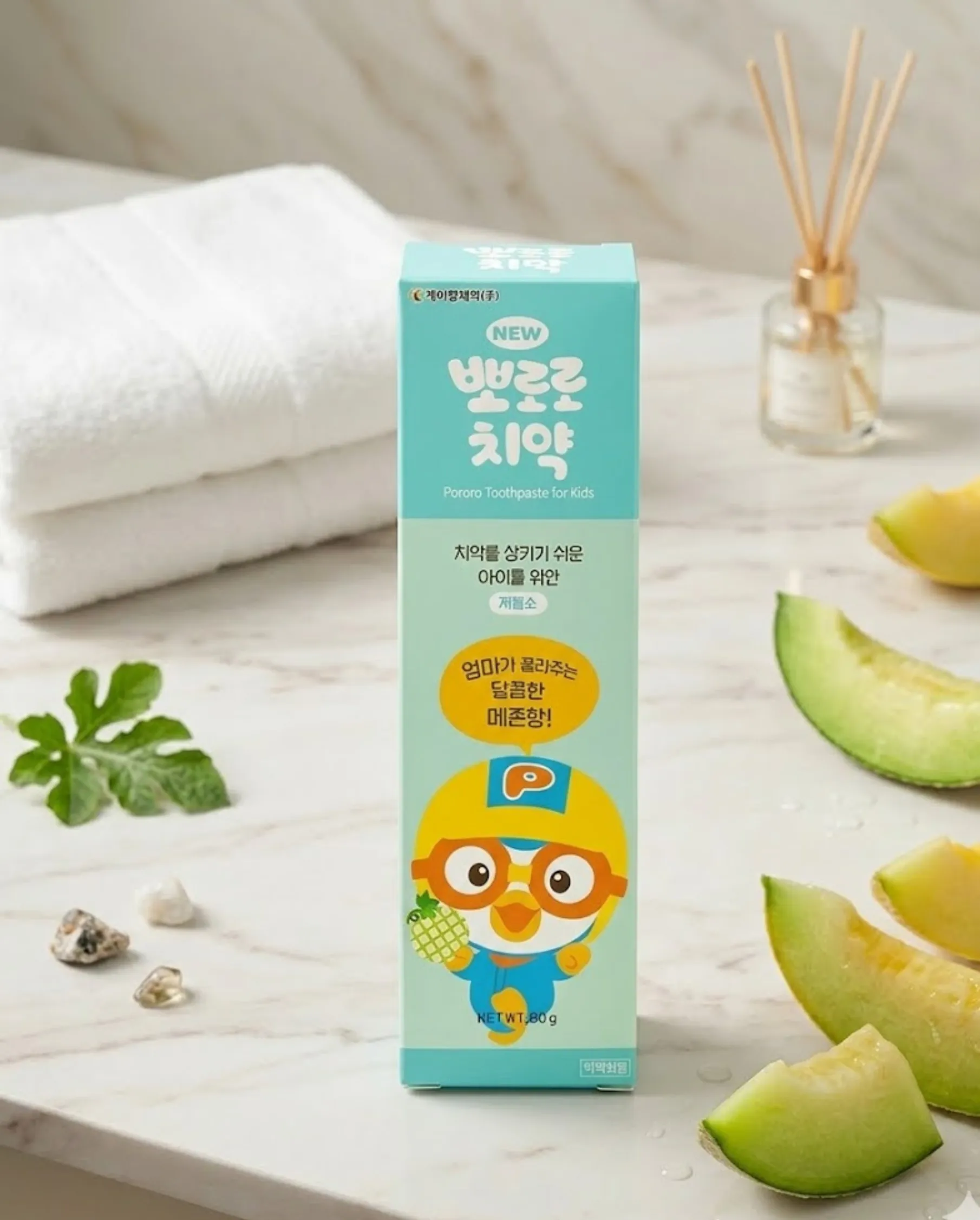 Pororo Thoothpaste for Kids Yellow,90gr/Хүүхдийн шүдний оо/DO - 1