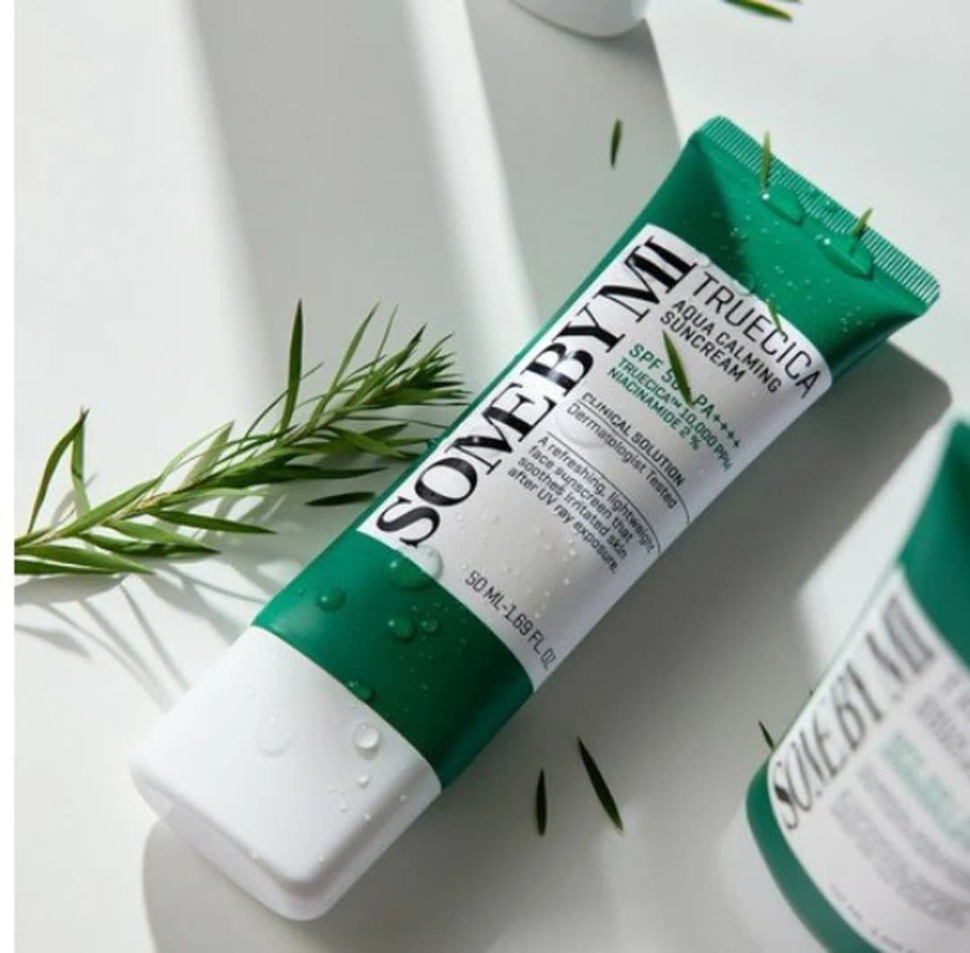 Some By Mi Truecica Aqua Calming Sun Cream Spf50+ Pa++++ /Нарны тос/ - 3