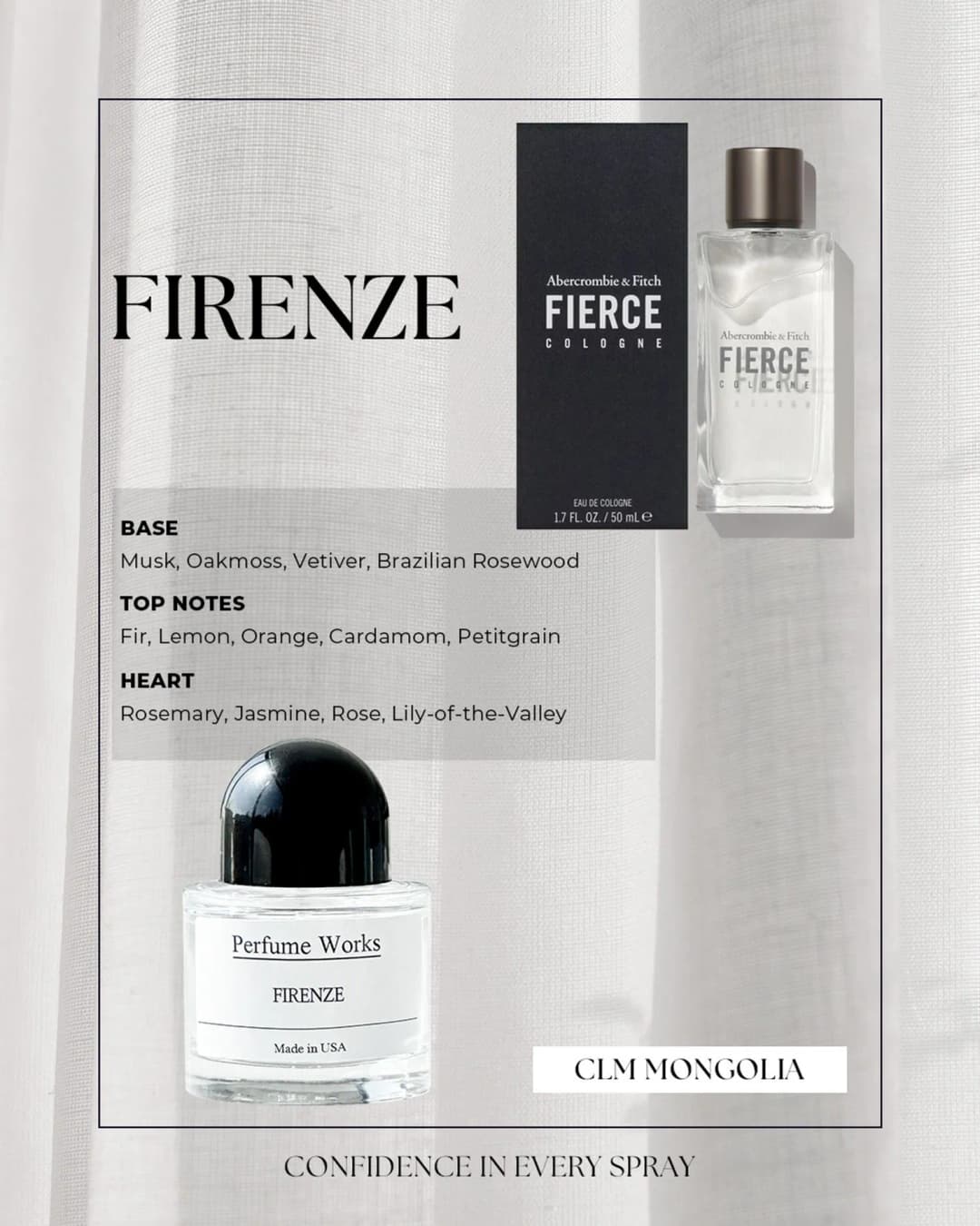 Abercrombie & Fitch Fierce (for men), 30ml/50ml - 2