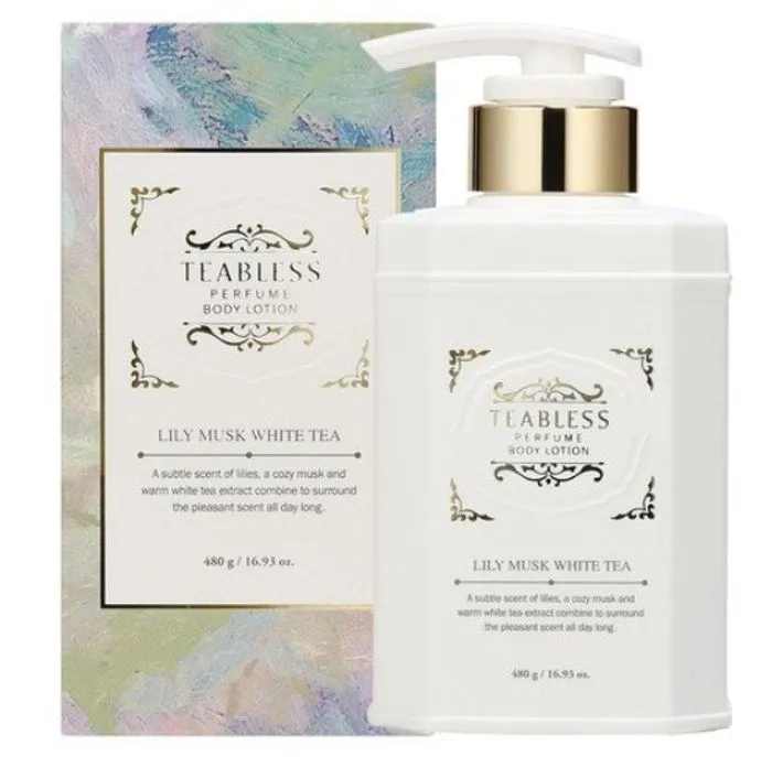 Teabless Perfume Body Lotion Lily Musk White Tea, 480ml /Биеийн лосьон/