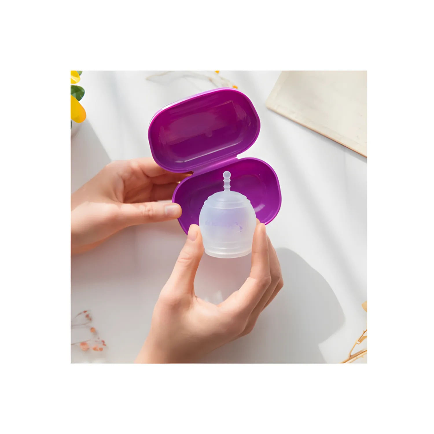 Premi 100% Medical Silicone Menstrual Cup/Сарын тэмдгийн аяга/ - 3